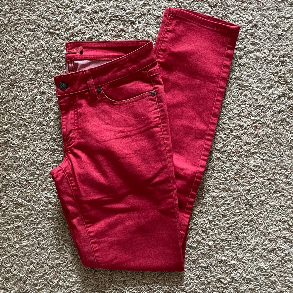 Prana Kara jeans in red size 4/27.